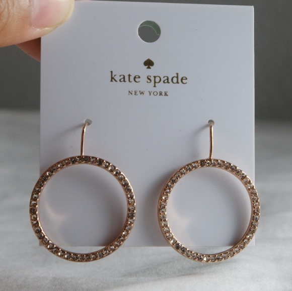 kate spade Jewelry - Rose Gold Circular Earrings kate spade Jewelry - Rose Gold Circular Earrings